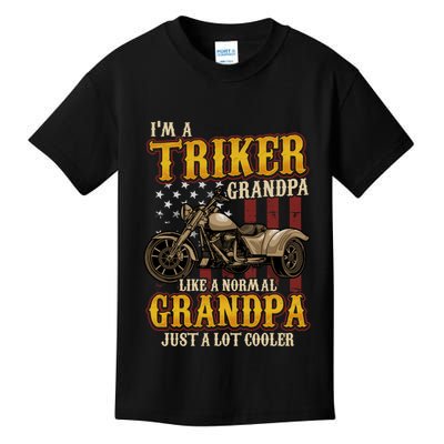 Triker Grandpa Trike Kids T-Shirt
