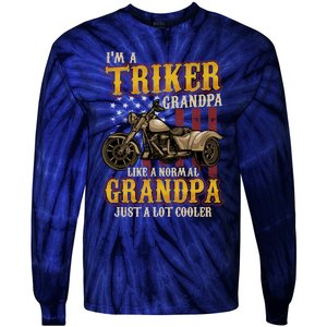 Triker Grandpa Trike Tie-Dye Long Sleeve Shirt