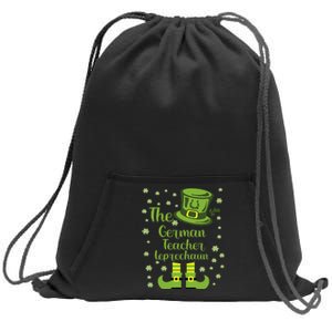 The German Teacher Leprechaun Group Matching St Patricks Day Sweatshirt Cinch Pack Bag