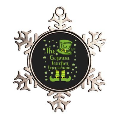 The German Teacher Leprechaun Group Matching St Patricks Day Metallic Star Ornament