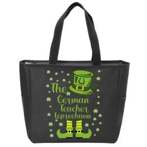 The German Teacher Leprechaun Group Matching St Patricks Day Zip Tote Bag