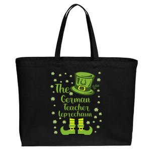 The German Teacher Leprechaun Group Matching St Patricks Day Cotton Canvas Jumbo Tote