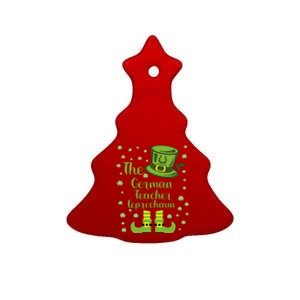 The German Teacher Leprechaun Group Matching St Patricks Day Ceramic Tree Ornament