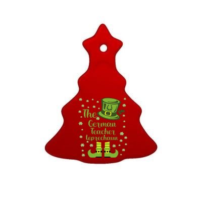 The German Teacher Leprechaun Group Matching St Patricks Day Ceramic Tree Ornament