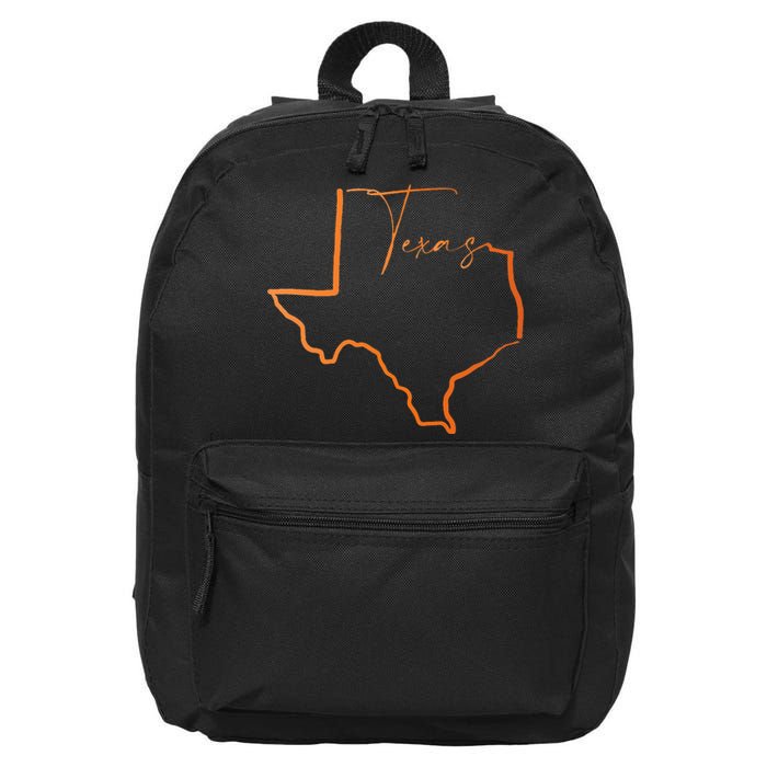 Texan Gifts Texas Texas Graphic S For Women. Men TX 16 in Basic Backpack