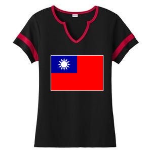 Taiwan Gift Taiwanese Tee Flag Souvenir Gift Ladies Halftime Notch Neck Tee