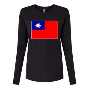 Taiwan Gift Taiwanese Tee Flag Souvenir Gift Womens Cotton Relaxed Long Sleeve T-Shirt