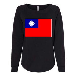 Taiwan Gift Taiwanese Tee Flag Souvenir Gift Womens California Wash Sweatshirt