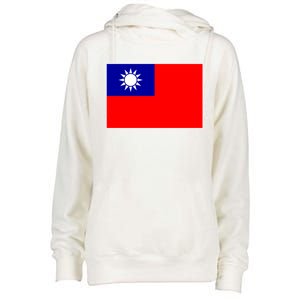 Taiwan Gift Taiwanese Tee Flag Souvenir Gift Womens Funnel Neck Pullover Hood