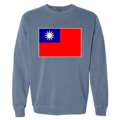 Taiwan Gift Taiwanese Tee Flag Souvenir Gift Garment-Dyed Sweatshirt