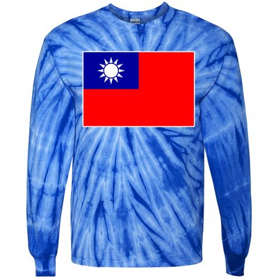 Taiwan Gift Taiwanese Tee Flag Souvenir Gift Tie-Dye Long Sleeve Shirt