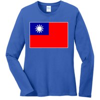 Taiwan Gift Taiwanese Tee Flag Souvenir Gift Ladies Long Sleeve Shirt