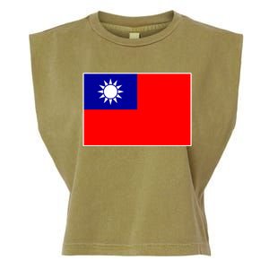 Taiwan Gift Taiwanese Tee Flag Souvenir Gift Garment-Dyed Women's Muscle Tee