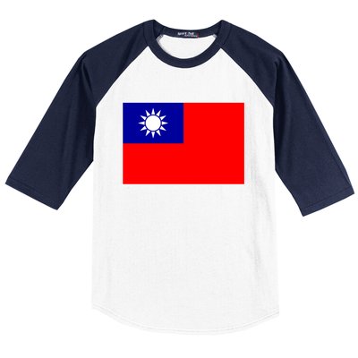 Taiwan Gift Taiwanese Tee Flag Souvenir Gift Baseball Sleeve Shirt