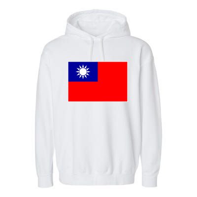 Taiwan Gift Taiwanese Tee Flag Souvenir Gift Garment-Dyed Fleece Hoodie