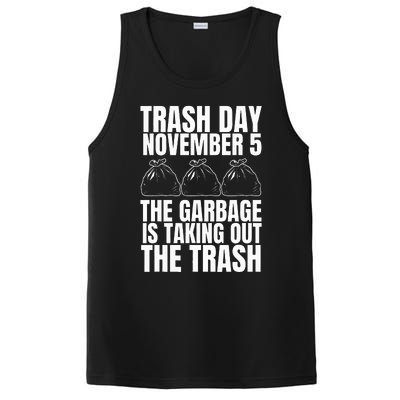 Trump Garbage Trash Day November 5 Garbage Taking Out Trash PosiCharge Competitor Tank