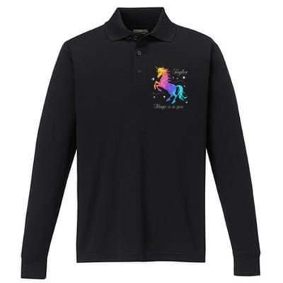 Taylor Gift Taylor Performance Long Sleeve Polo