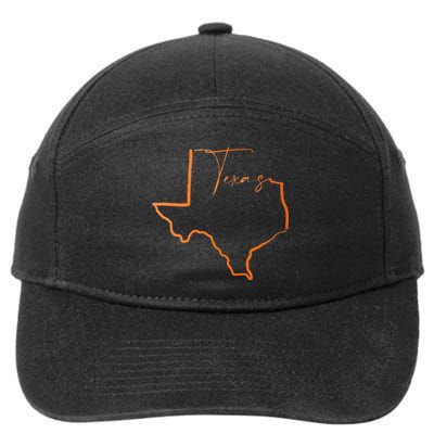 Texan Gifts Texas Texas Graphic S For Women. Men TX 7-Panel Snapback Hat