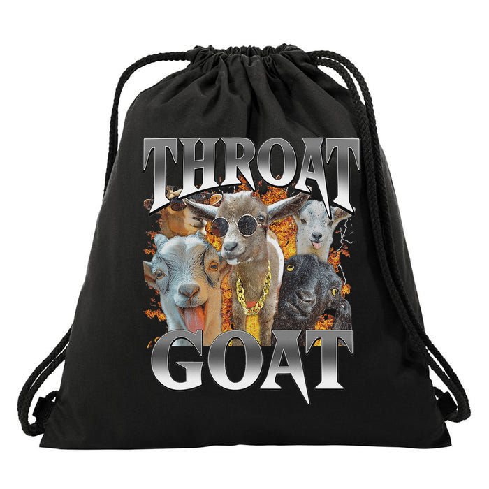 Throat Goat Drawstring Bag