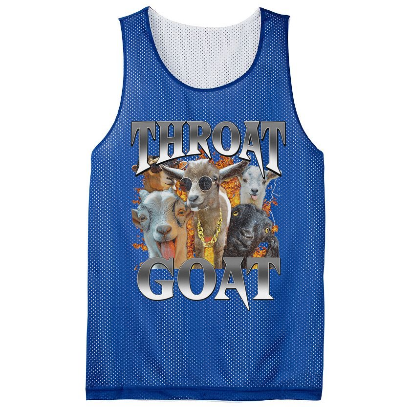 Throat Goat Mesh Reversible Basketball Jersey Tank