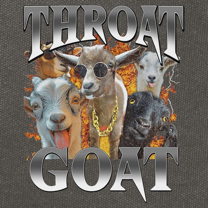 Throat Goat Cotton Canvas Backpack