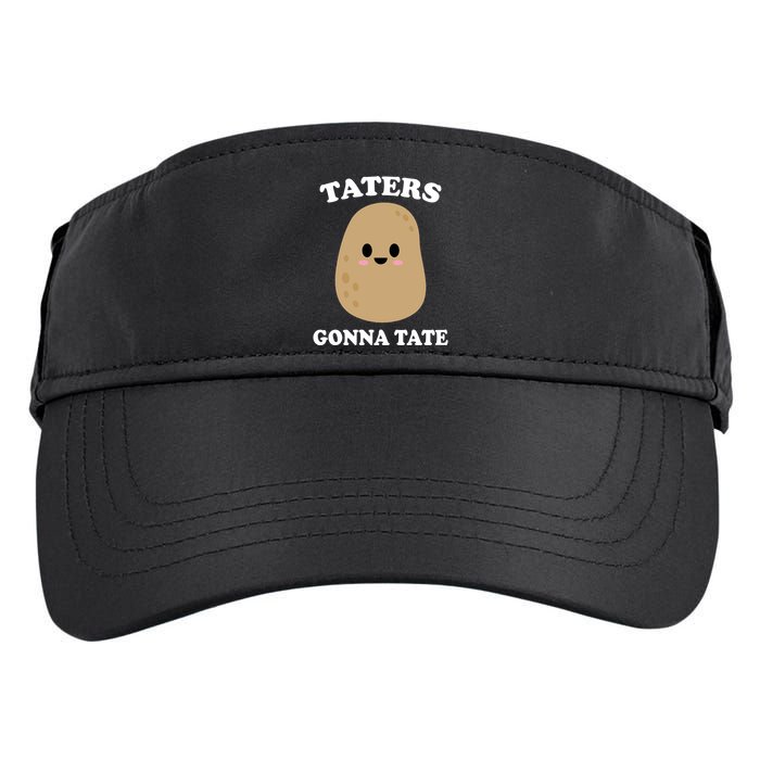 Taters Gonna Tate Funny Haters Adult Drive Performance Visor