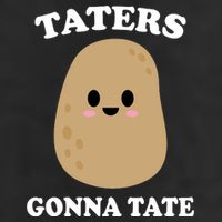 Taters Gonna Tate Funny Haters Adult Drive Performance Visor