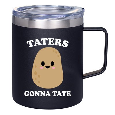 Taters Gonna Tate Funny Haters 12oz Stainless Steel Coffee Mug