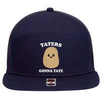 Taters Gonna Tate Funny Haters 7 Panel Mesh Trucker Snapback Hat