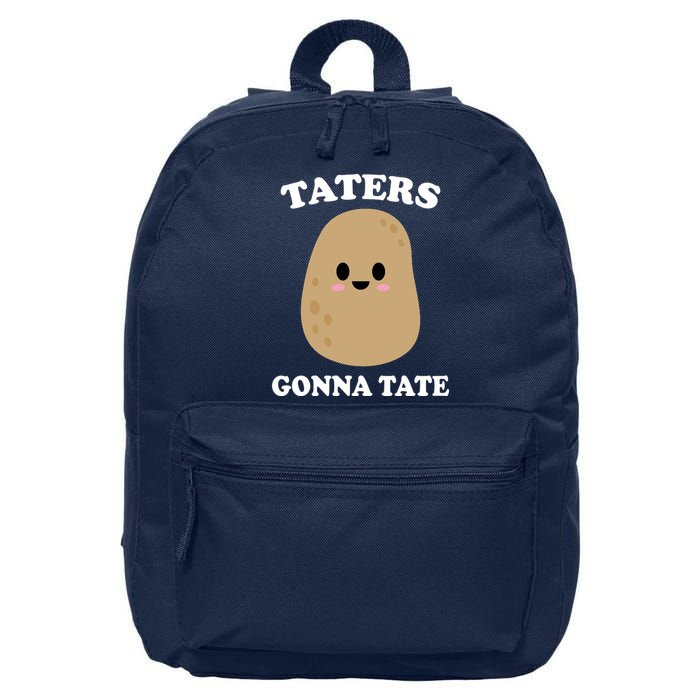 Taters Gonna Tate Funny Haters 16 in Basic Backpack