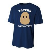 Taters Gonna Tate Funny Haters Youth Performance Sprint T-Shirt