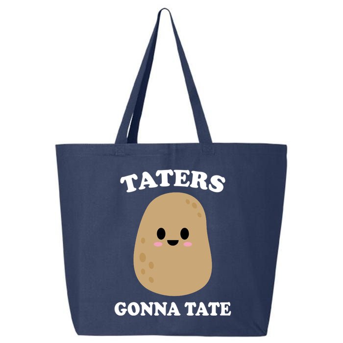 Taters Gonna Tate Funny Haters 25L Jumbo Tote