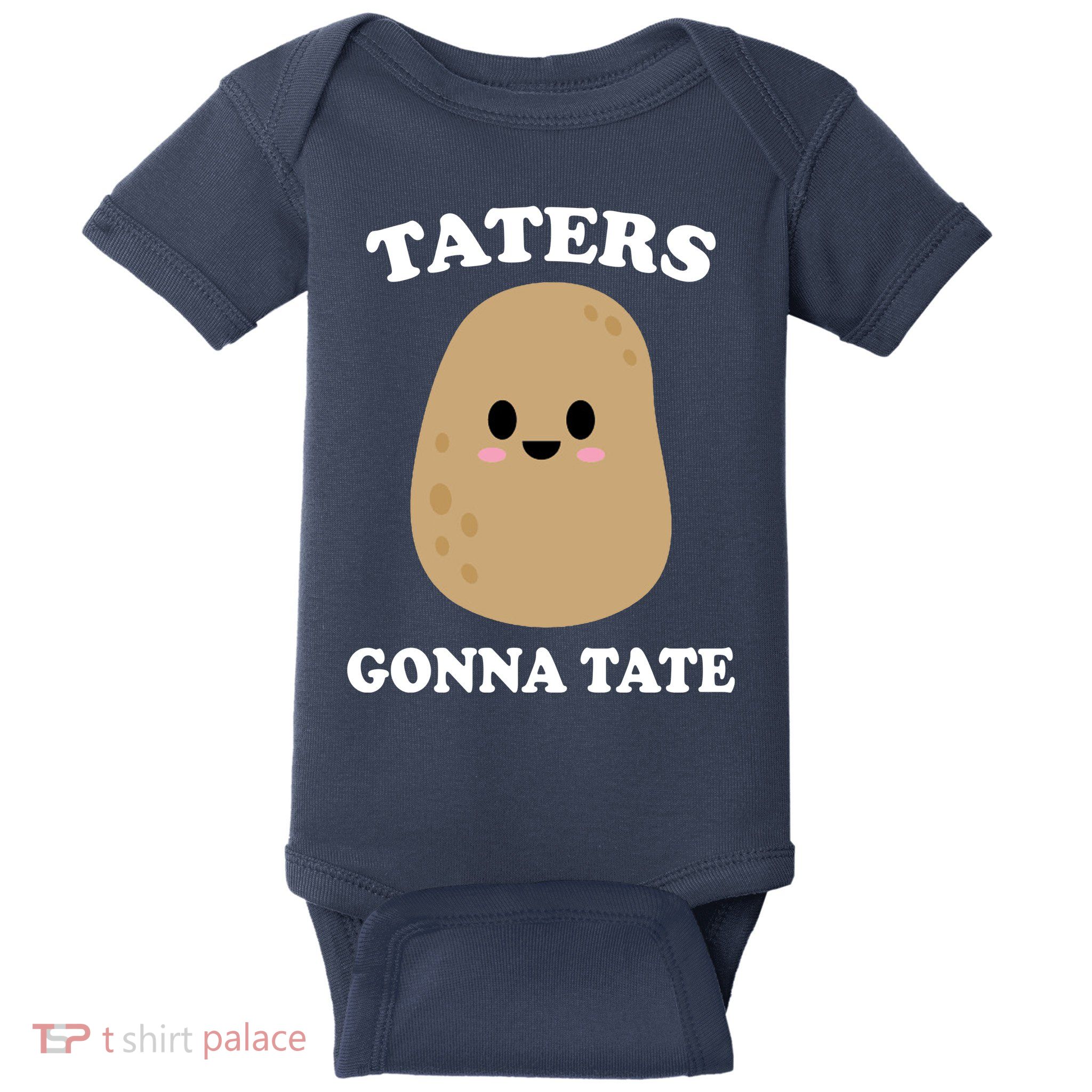 Taters Gonna Tate Funny Haters Baby Bodysuit