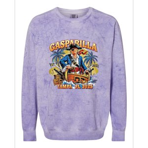 Trump Gasparilla Tampa Fl 2025 Pirate Festival Colorblast Crewneck Sweatshirt