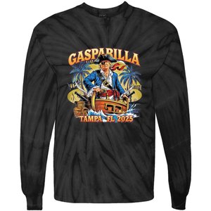 Trump Gasparilla Tampa Fl 2025 Pirate Festival Tie-Dye Long Sleeve Shirt