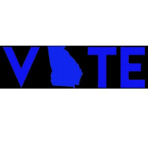 Turn Georgia To Blue Vote Democrat In 2024 Design Bumper Sticker