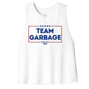 Team Garbage Women's Racerback Cropped Tank