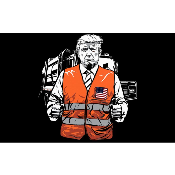 Trump Garbage Truck Vest Bumper Sticker