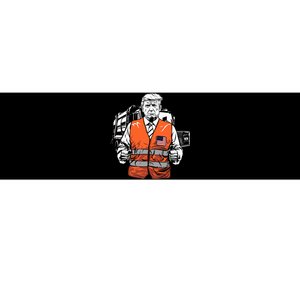 Trump Garbage Truck Vest Bumper Sticker