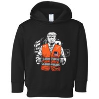 Trump Garbage Truck Vest Toddler Hoodie