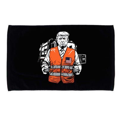 Trump Garbage Truck Vest Microfiber Hand Towel