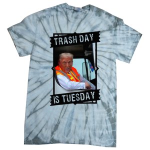 Trump Garbage Truck Trash Day Is Tuesday Tie-Dye T-Shirt