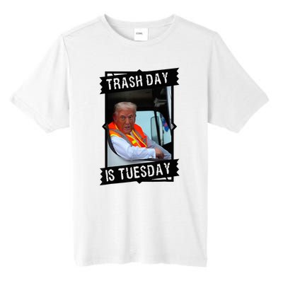 Trump Garbage Truck Trash Day Is Tuesday Tall Fusion ChromaSoft Performance T-Shirt