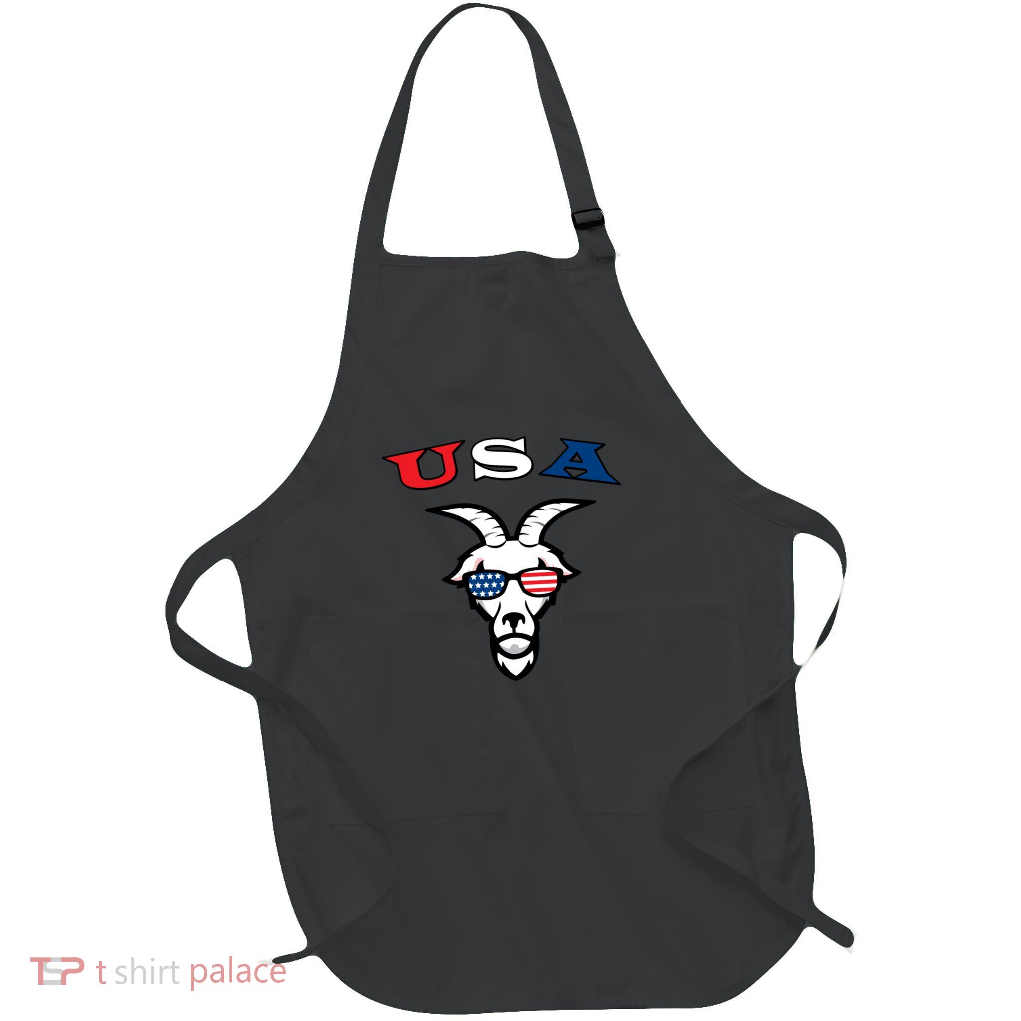 The Goat Usa Full-Length Apron With Pockets