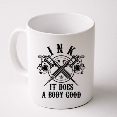 Tattoo Guns Vintage Ink Inked Funny Tattoo Artist Gift Coffee Mug