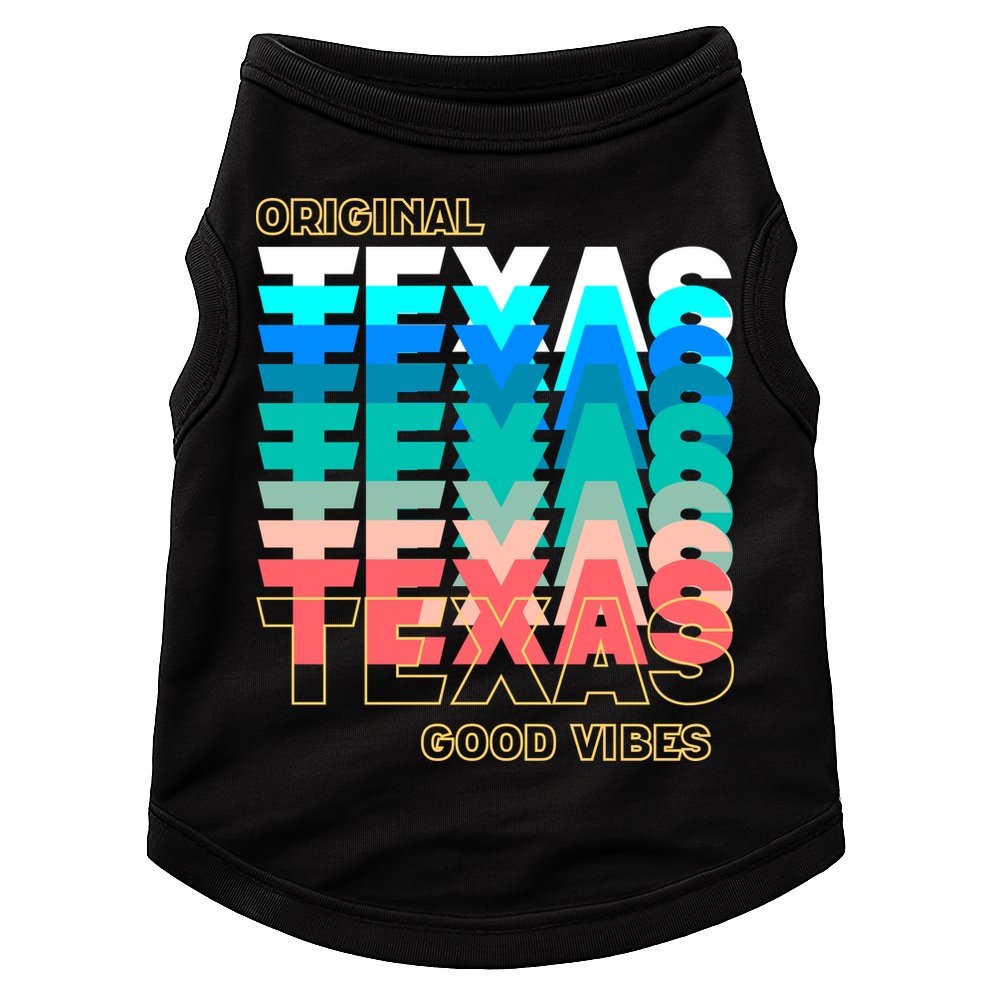 Texas Good Vibes Doggie Tank