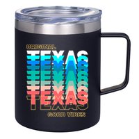 Texas Good Vibes 12oz Stainless Steel Coffee Mug
