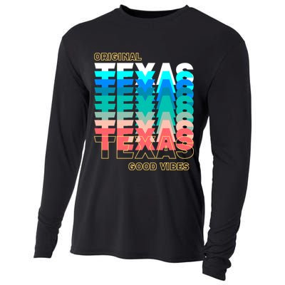 Texas Good Vibes Cooling Performance Long Sleeve Crew
