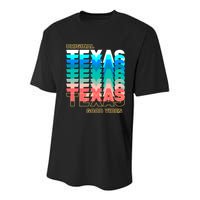 Texas Good Vibes Youth Performance Sprint T-Shirt