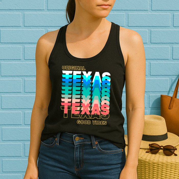 Texas Good Vibes Womens Tank Top